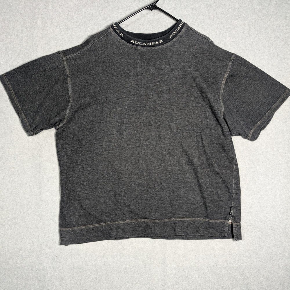 Rocawear Mens T Shirt Mens 2XL Heavyweight Cotton Y2K Hip Hop Streetwear Retro
